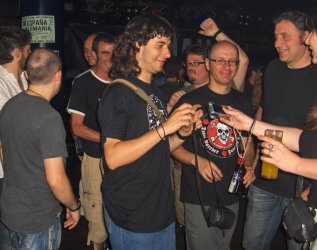 Txema vino desde Mondragón